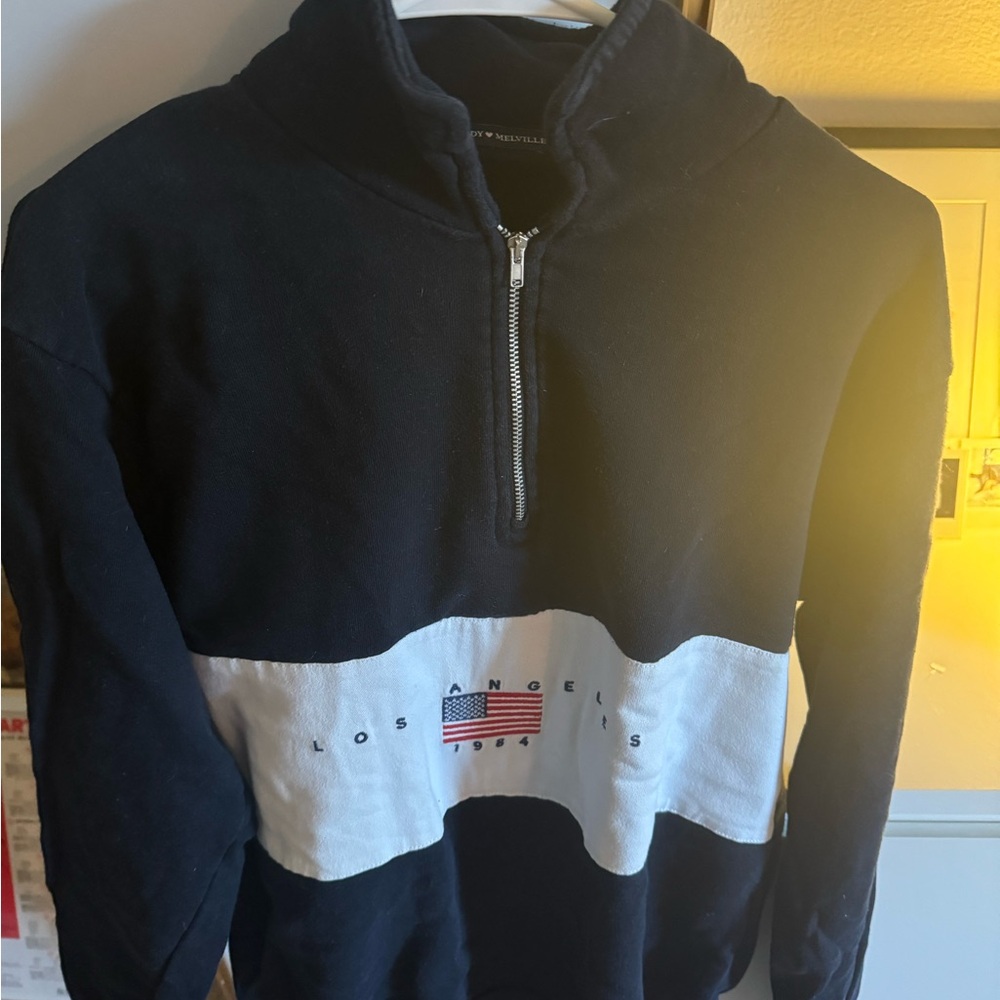 Brandy Melville Los Angeles quarter zip